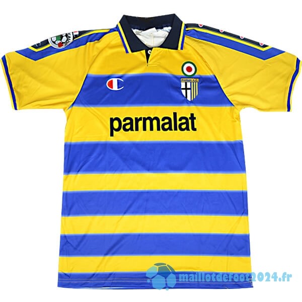 Nouveau Domicile Maillot Parma Retro 1999 2000 Bleu Jaune