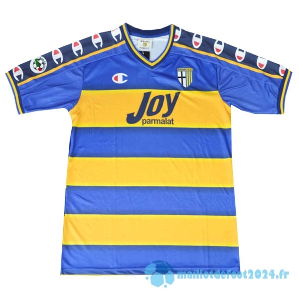 Nouveau Domicile Maillot Parma Retro 2001 2002 Bleu Jaune