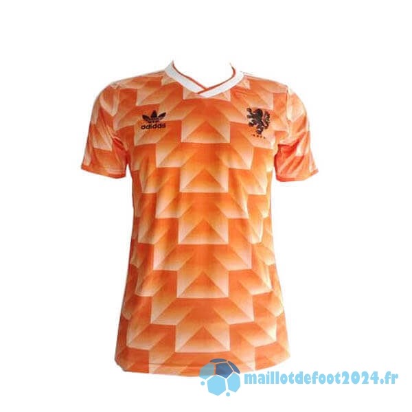 Nouveau Domicile Maillot Pays Bas Retro 1988 Orange