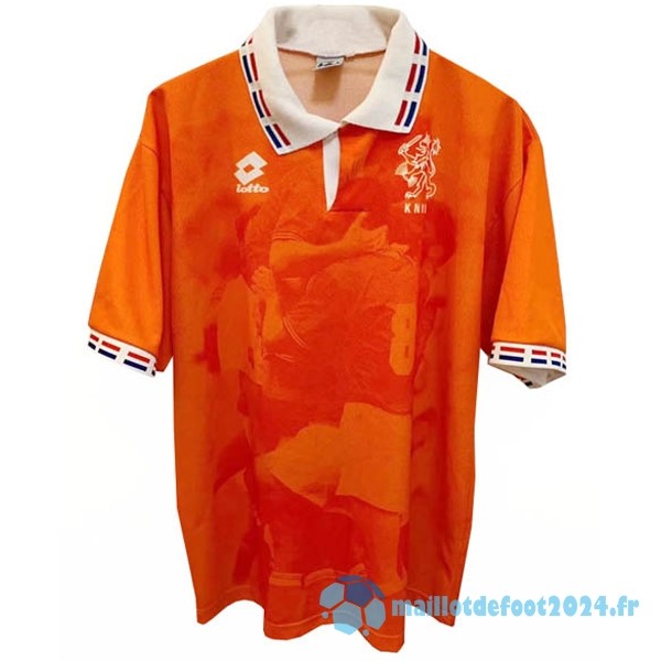 Nouveau Domicile Maillot Pays Bas Retro 1996 Orange