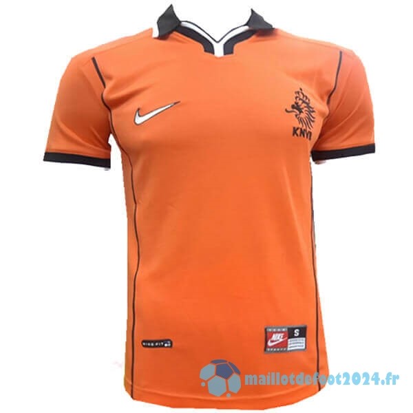 Nouveau Domicile Maillot Pays Bas Retro 1998 Orange