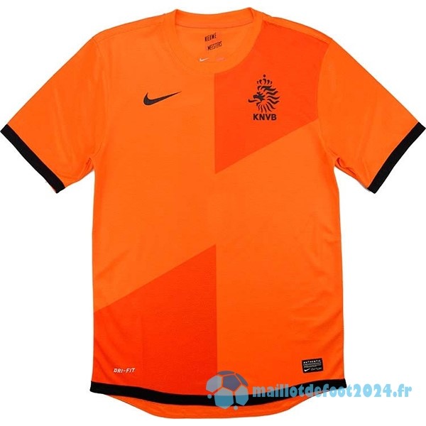 Nouveau Domicile Maillot Pays Bas Retro 2012 Orange