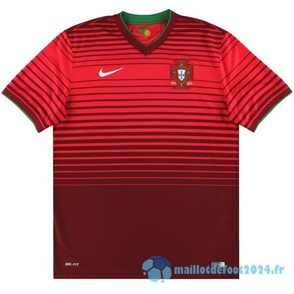 Nouveau Domicile Maillot Portugal Retro 2014 Rouge