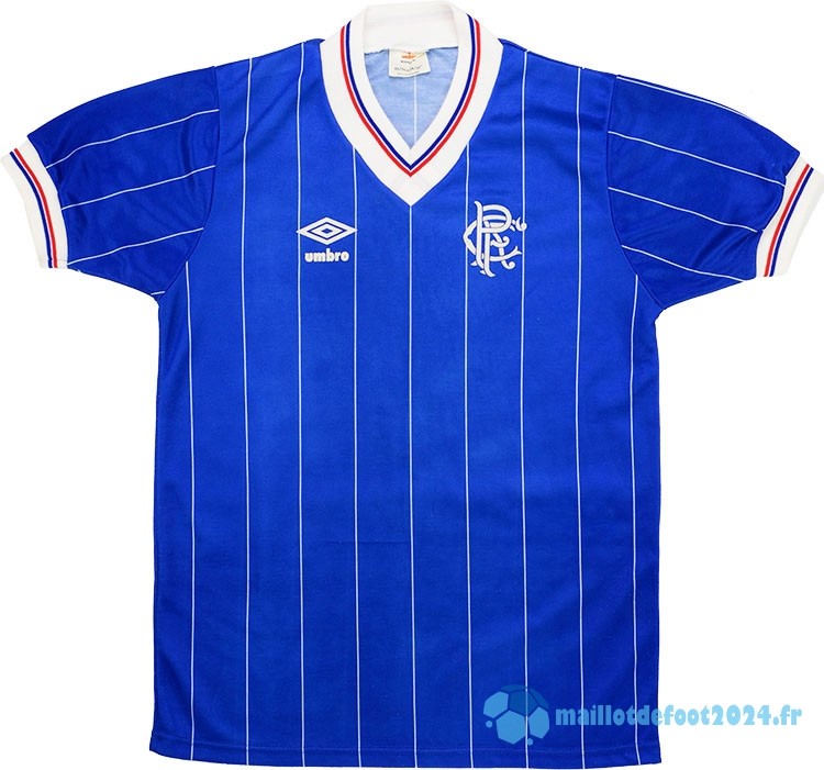 Nouveau Domicile Maillot Rangers Retro 1982 1983 Bleu