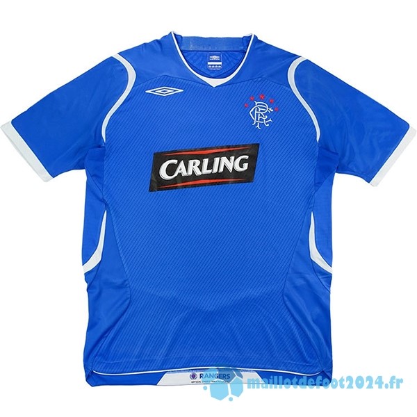 Nouveau Domicile Maillot Rangers Retro 2008 2009 Bleu