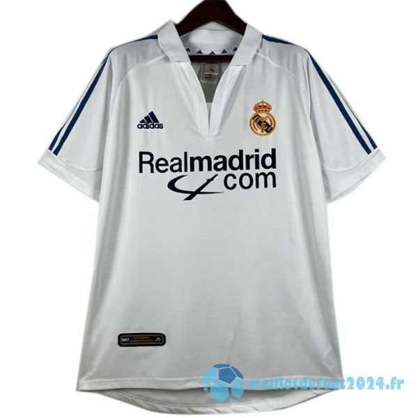 Nouveau Domicile Maillot Real Madrid Retro 2001 2002 Blanc