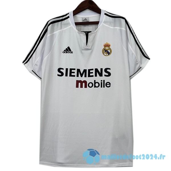 Nouveau Domicile Maillot Real Madrid Retro 2003 2004 Blanc