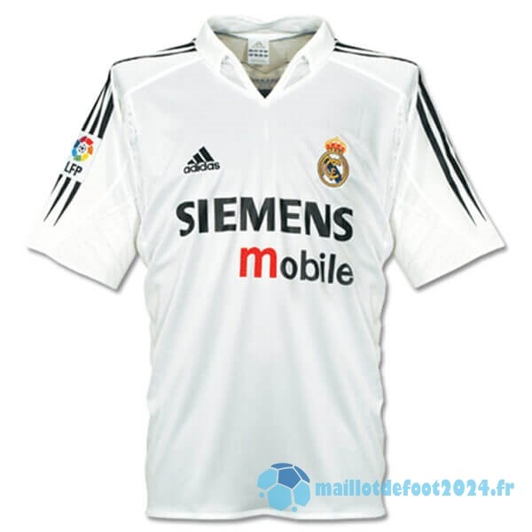 Nouveau Domicile Maillot Real Madrid Retro 2004 2005 Blanc