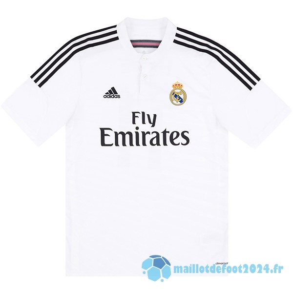 Nouveau Domicile Maillot Real Madrid Retro 2014 2015 Blanc