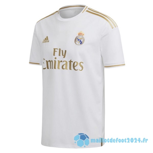 Nouveau Domicile Maillot Real Madrid Retro 2019 2020 Blanc