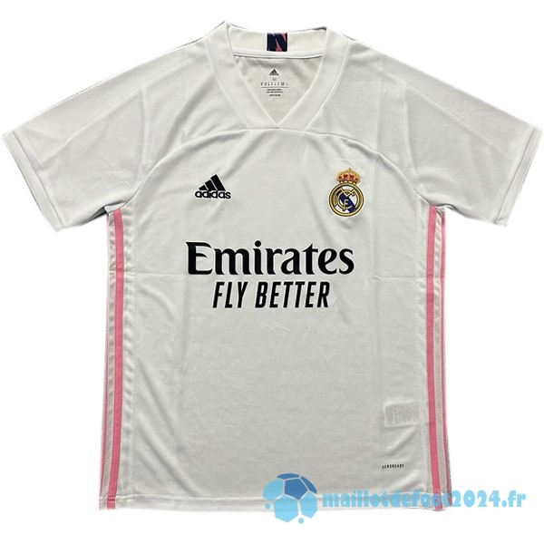 Nouveau Domicile Maillot Real Madrid Retro 2020 2021 Blanc