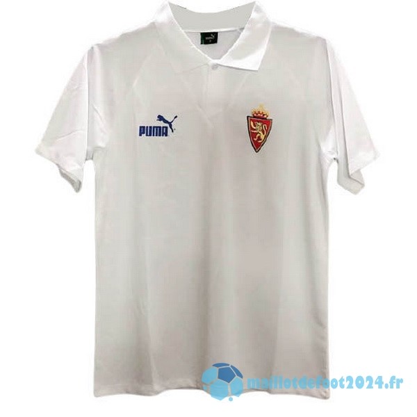 Nouveau Domicile Maillot Real Zaragoza Retro 1994 1995 Blanc