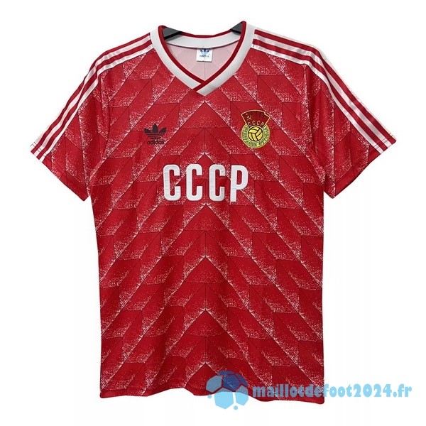 Nouveau Domicile Maillot Russie Retro 1988 1989 Rouge