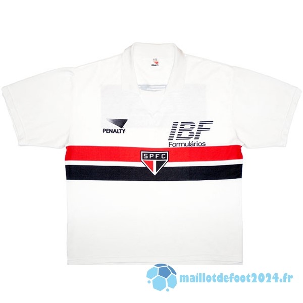 Nouveau Domicile Maillot São Paulo Retro 1991 Blanc