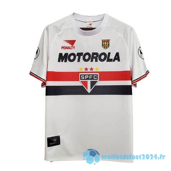 Nouveau Domicile Maillot São Paulo Retro 1999 2000 Blanc