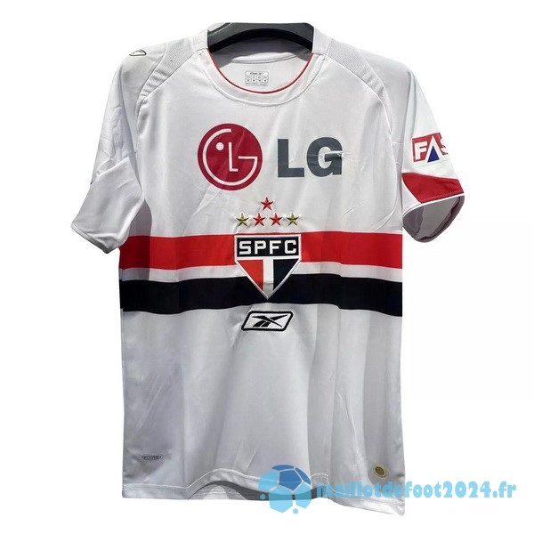 Nouveau Domicile Maillot São Paulo Retro 2007 2008 Blanc