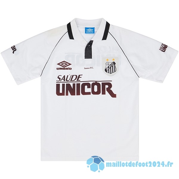 Nouveau Domicile Maillot Santos Retro 1997 Blanc