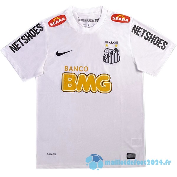 Nouveau Domicile Maillot Santos Retro 2011 2012 Blanc