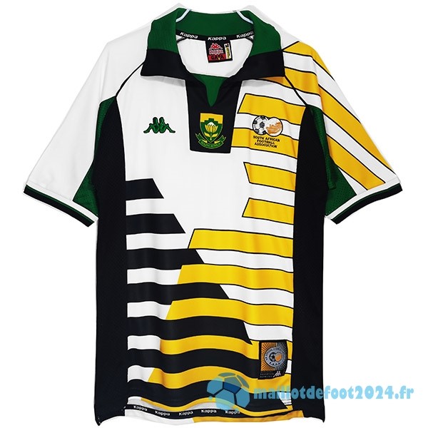 Nouveau Domicile Maillot Sudafrica Retro 1998 1999 Blanc