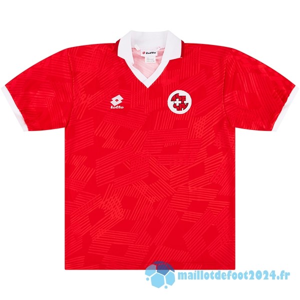 Nouveau Domicile Maillot Suisse Retro 1994 Rouge