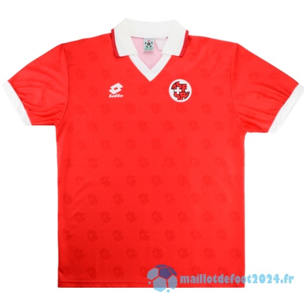 Nouveau Domicile Maillot Suisse Retro 1995 Rouge