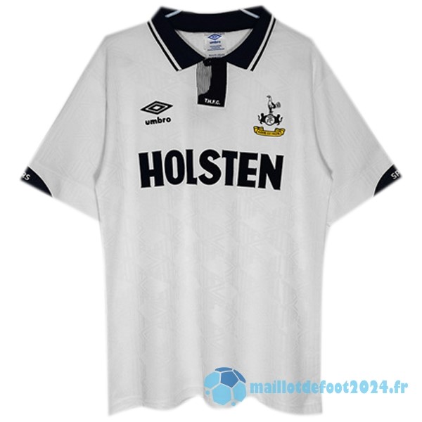 Nouveau Domicile Maillot Tottenham Hotspur Retro 1991 1993 Blanc