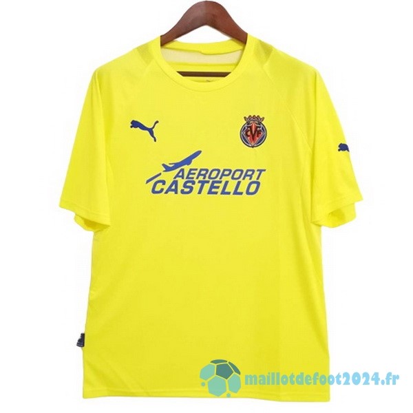 Nouveau Domicile Maillot Valencia Retro 2005 2006 Jaune