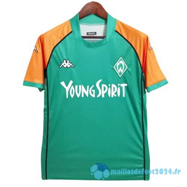 Nouveau Domicile Maillot Werder Bremen Retro 2003 2004 Vert