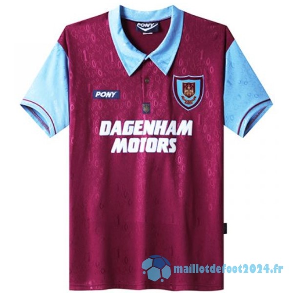 Nouveau Domicile Maillot West Ham United Retro 1995 1997 Rouge