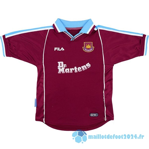 Nouveau Domicile Maillot West Ham United Retro 1999 2000 Rouge