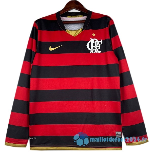 Nouveau Domicile Manches Longues Flamengo Retro 2008 2009 Rouge