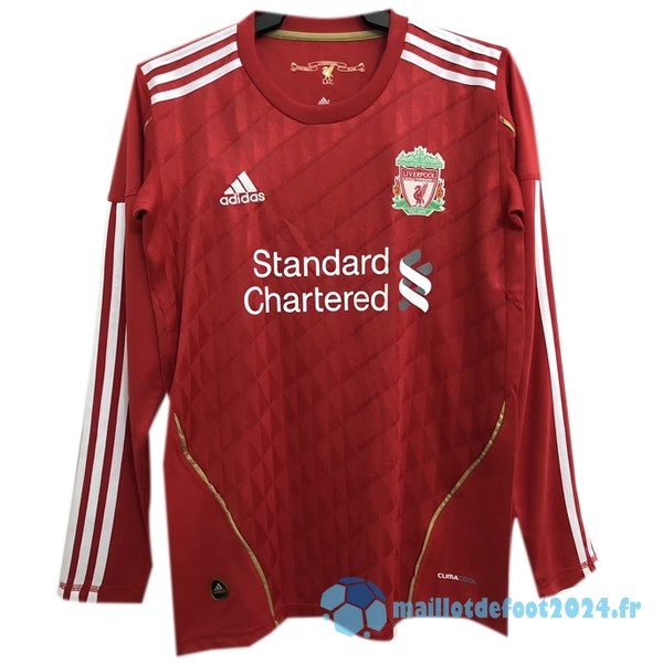 Nouveau Domicile Manches Longues Liverpool Retro 2010 2012 Rouge