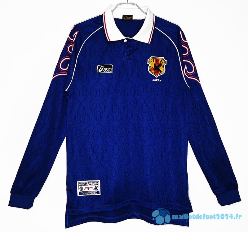 Nouveau Domicile Manches Longues Maillot Japon Retro 1998 Bleu