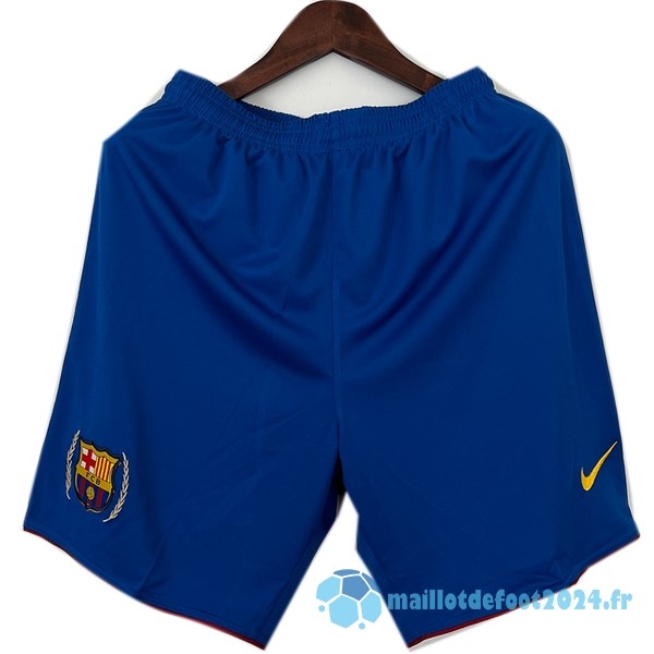 Nouveau Domicile Pantalon Barcelona Retro 2007 2008 Bleu