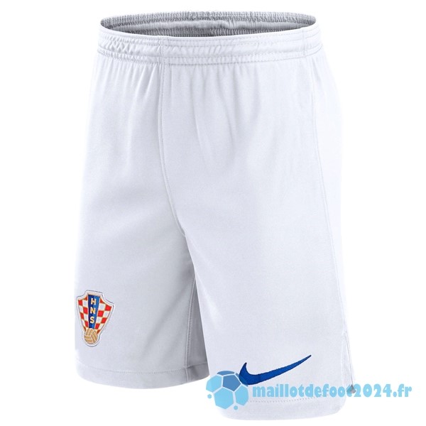 Nouveau Domicile Pantalon Croatie 2022 Blanc