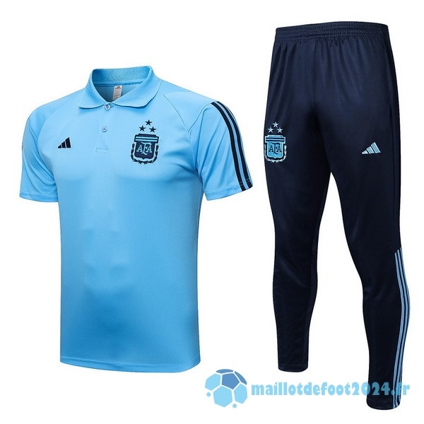 Nouveau Ensemble Complet Polo Argentine 2023 Bleu