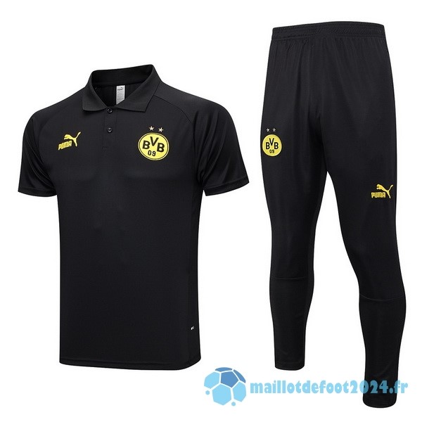 Nouveau Ensemble Complet Polo Borussia Dortmund 2023 2024 Noir