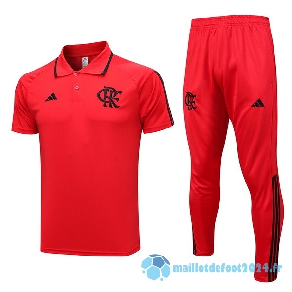 Nouveau Ensemble Complet Polo Flamengo 2023 2024 Rouge