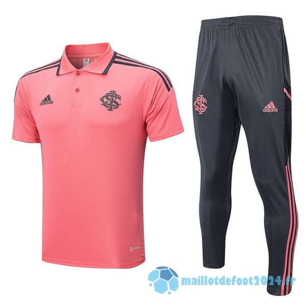 Nouveau Ensemble Complet Polo Internacional 2022 2023 Rose Gris