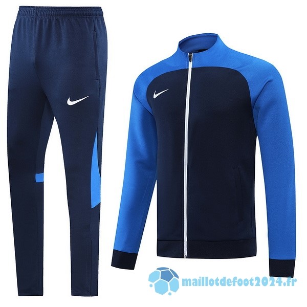 Nouveau Ensemble Complet Ropa Deportiva Con Cremallera Larga Nike 2022 2023 III Bleu