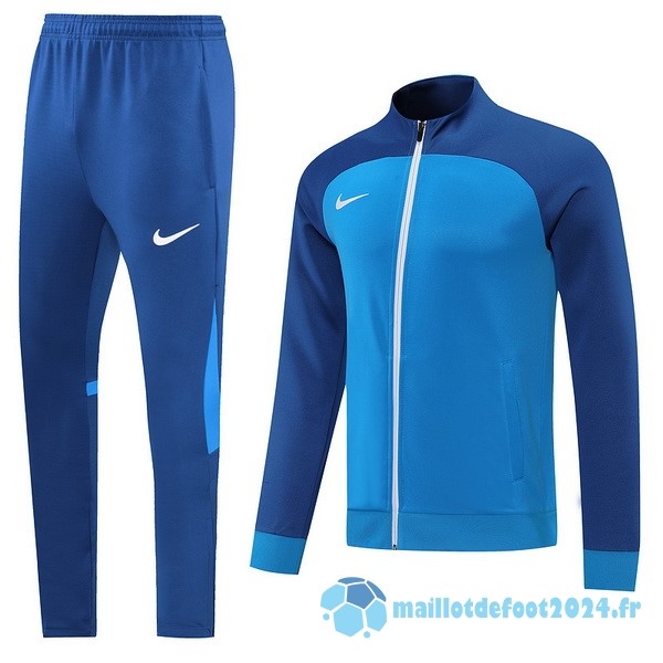 Nouveau Ensemble Complet Ropa Deportiva Con Cremallera Larga Nike 2022 2023 I Bleu