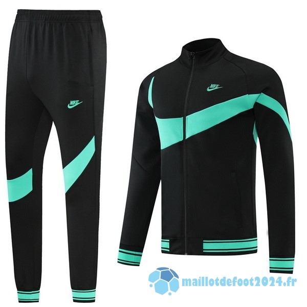 Nouveau Ensemble Complet Ropa Deportiva Con Cremallera Larga Nike 2022 2023 Noir Bleu