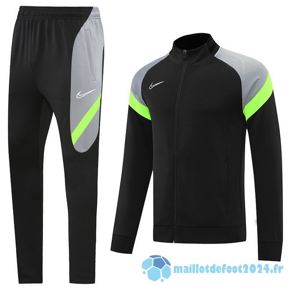 Nouveau Ensemble Complet Ropa Deportiva Con Cremallera Larga Nike 2022 2023 Noir Gris Vert