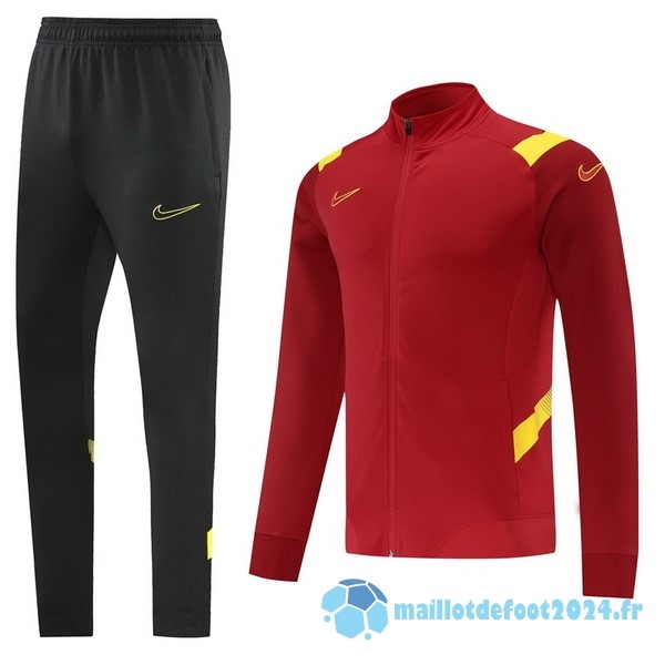 Nouveau Ensemble Complet Ropa Deportiva Con Cremallera Larga Nike 2022 2023 Noir Rouge