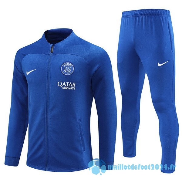 Nouveau Ensemble Complet Ropa Deportiva Con Cremallera Larga Paris Saint Germain 2022 2023 I Bleu