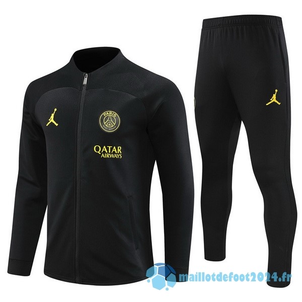 Nouveau Ensemble Complet Ropa Deportiva Con Cremallera Larga Paris Saint Germain 2022 2023 Noir