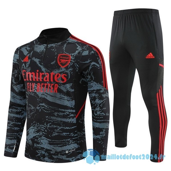 Nouveau Ensemble Complet Sudadera Entrainement Arsenal 2022 2023 Vert II Noir