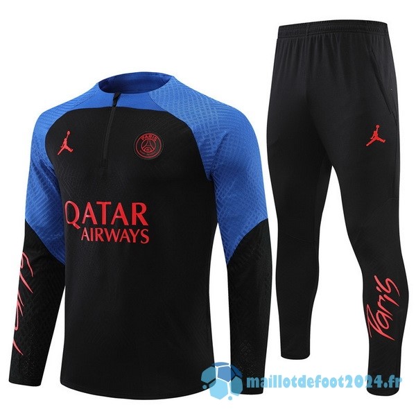 Nouveau Ensemble Complet Sudadera Entrainement Joueurs Paris Saint Germain 2022 2023 Bleu I Noir