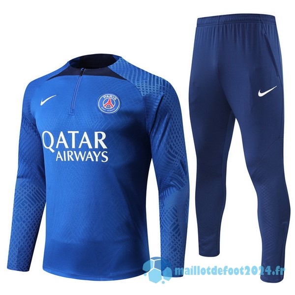 Nouveau Ensemble Complet Sudadera Entrainement Joueurs Paris Saint Germain 2022 2023 I Bleu