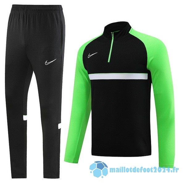 Nouveau Ensemble Complet Sudadera Entrainement Nike 2023 2024 Noir Vert